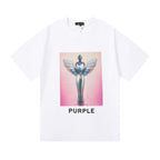 PURPLE  fashion T-shirt
