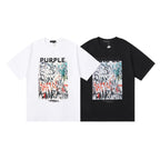 PURPLE  fashion T-shirt