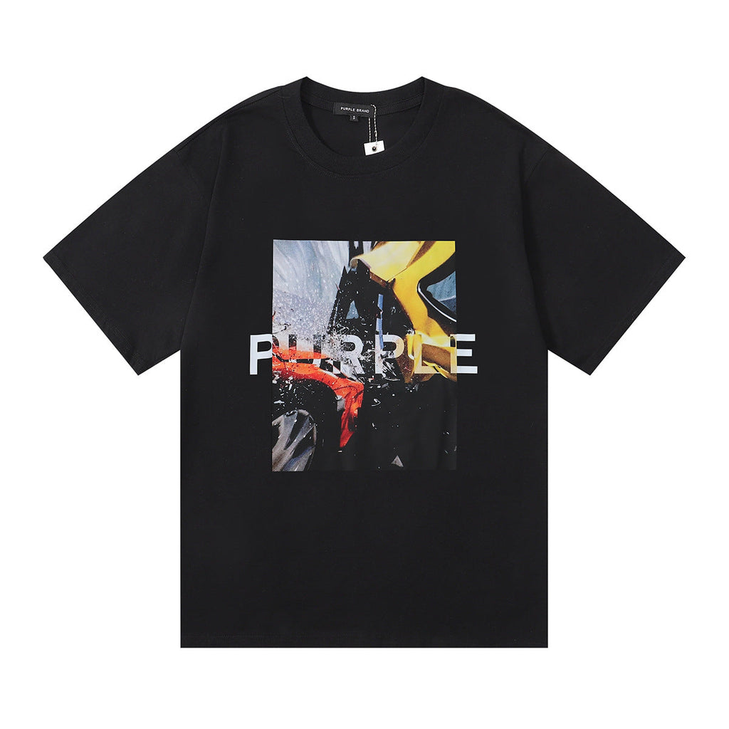 PURPLE  fashion T-shirt