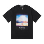 PURPLE  fashion T-shirt