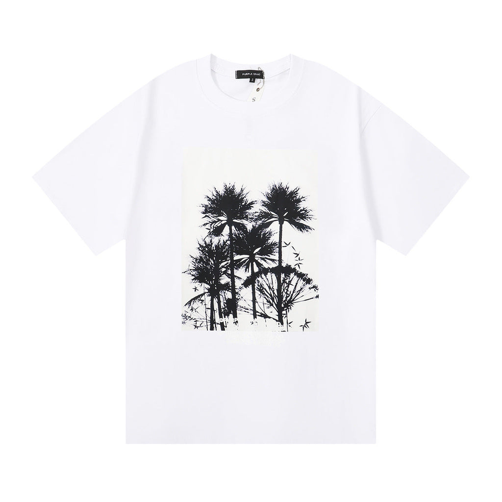 PURPLE  fashion T-shirt