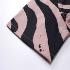 Rhude T-shirt Zebra Letter Embroidery Casual Short Sleeve Shirt, Shorts