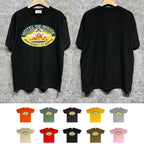 Rhude T-shirts Printed Trendy Pure Cotton