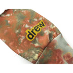 Drew House Hoodie Unisex Loose Casual Flower Pattern Hoodie