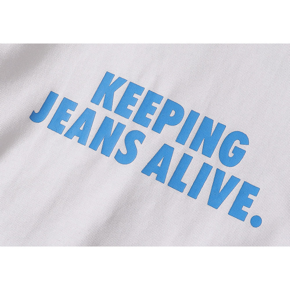 Gallery Dept T Shirts Letter Printed Double Yarn Cotton Short Sleeve Te