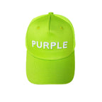 Purple Hat  Mesh Stitching Embroidery PB003#