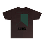 Rhude T-shirts Printed Trendy Pure Cotton