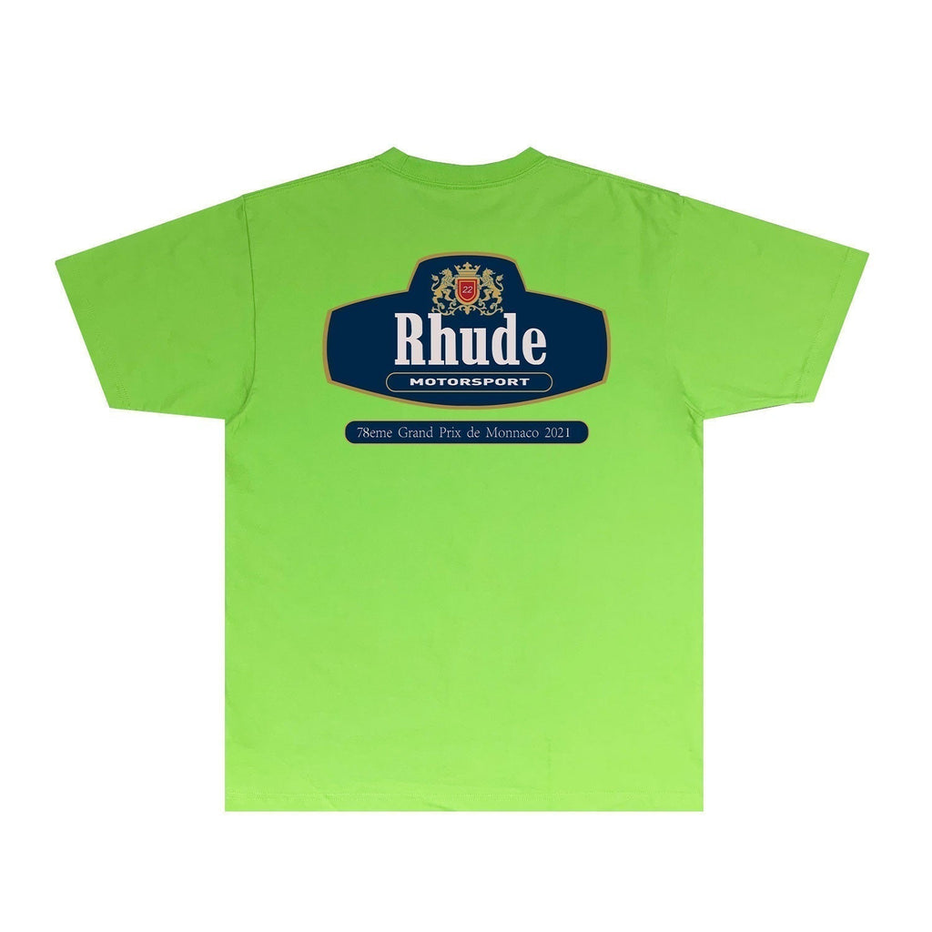 Rhude T-shirts Printed Trendy Pure Cotton