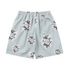 Denim Tears Shorts Yellow flower woven