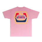 Rhude T-shirts Printed Trendy Pure Cotton