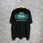 Rhude T-shirts Printed Trendy Pure Cotton