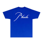 Rhude T-shirts Printed Trendy Pure Cotton