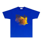 Rhude T-shirts Printed Trendy Pure Cotton