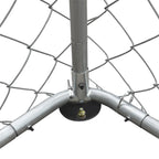 20' x 20' Outdoor Dog Kennel Playpen, Outdoor Dog Runner, Pet Exercise House, Lockable Gate, 6' Chain-Link Fence, TMG-DCP2020