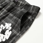 Denim Tears Long-Sleeved Shirt & Suit Pants 2 Piece Set Kapok Plaid