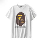 Bathing Ape T-Shirt Ape Head Owl Printed T-shirt Short Sleeve Round Neck T-shirt