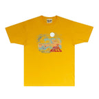 Gallery Dept T Shirt Retro Printed Loose Short-Sleeved Shirt