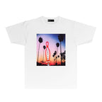 PURPLE  fashion T-shirt