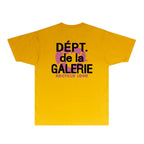 Gallery Dept T Shirt Retro Printed Loose Short-Sleeved Shirt