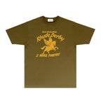 Rhude T-shirts Printed Trendy Pure Cotton