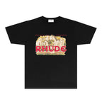 Rhude T-shirts Printed Trendy Pure Cotton