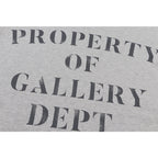 Gallery Dept Long Sleeve Shirt Letter Print Print Long Sleeve Crew Neck Sweater