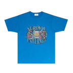 Rhude T-shirts Printed Trendy Pure Cotton
