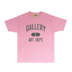 Gallery Dept T Shirt Retro Printed Loose Short-Sleeved Shirt