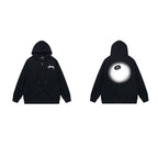 Stussy Hoodie Zip-Up Cardigan Fleece Hooded Sweater