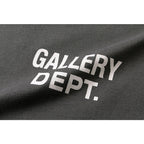 Gallery Dept T-shitrs Vintage Letter Print round Neck Long Sleeve T-shirt