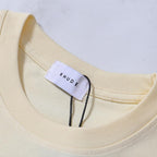 Rhude T-shirts Cannes Beach Coconut Printing Cotton Casual Short Sleeves Men and Women