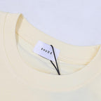 Rhude T-shirts Solid Color R Letter Printing Cotton Casual Short Sleeve Men and Women