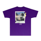Gallery Dept T Shirt Retro Printed Loose Short-Sleeved Shirt