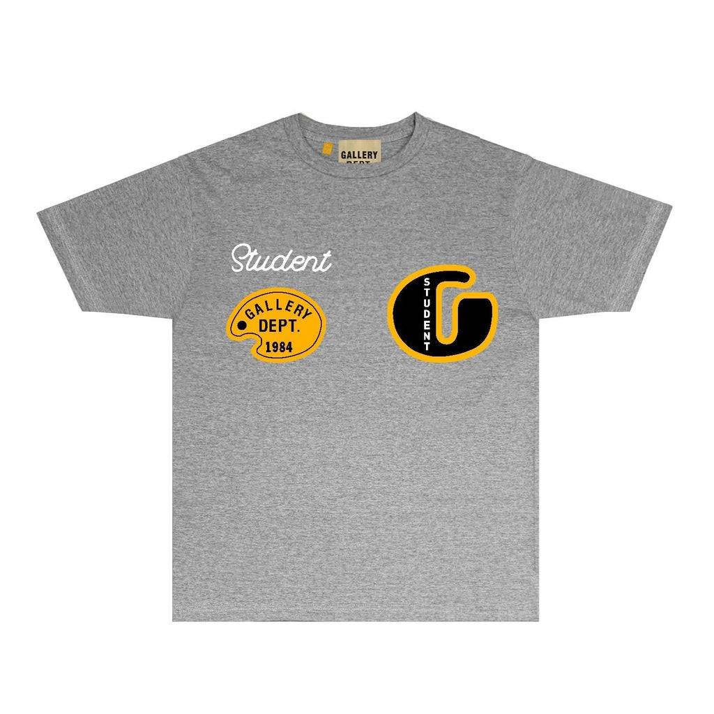 Gallery Dept T Shirt Retro Printed Loose Short-Sleeved Shirt (part2)