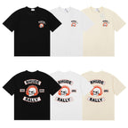 Rhude T-shirt Micro Label Letter Skull Print Short Sleeve T-shirt