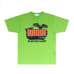 Rhude T-shirts Printed Trendy Pure Cotton