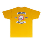 Rhude T-shirts Printed Trendy Pure Cotton
