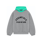 SS24 Hoodie Dark Heather Oatmeal/Mint Leaf