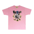 Gallery Dept T Shirt Retro Printed Loose Short-Sleeved Shirt