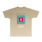 Rhude T-shirts Printed Trendy Pure Cotton