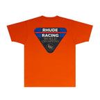 Rhude T-shirts Printed Trendy Pure Cotton