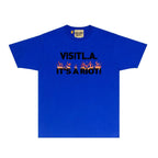 Gallery Dept T Shirt Retro Printed Loose Short-Sleeved Shirt