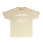 Gallery Dept T Shirt Retro Printed Loose Short-Sleeved Shirt