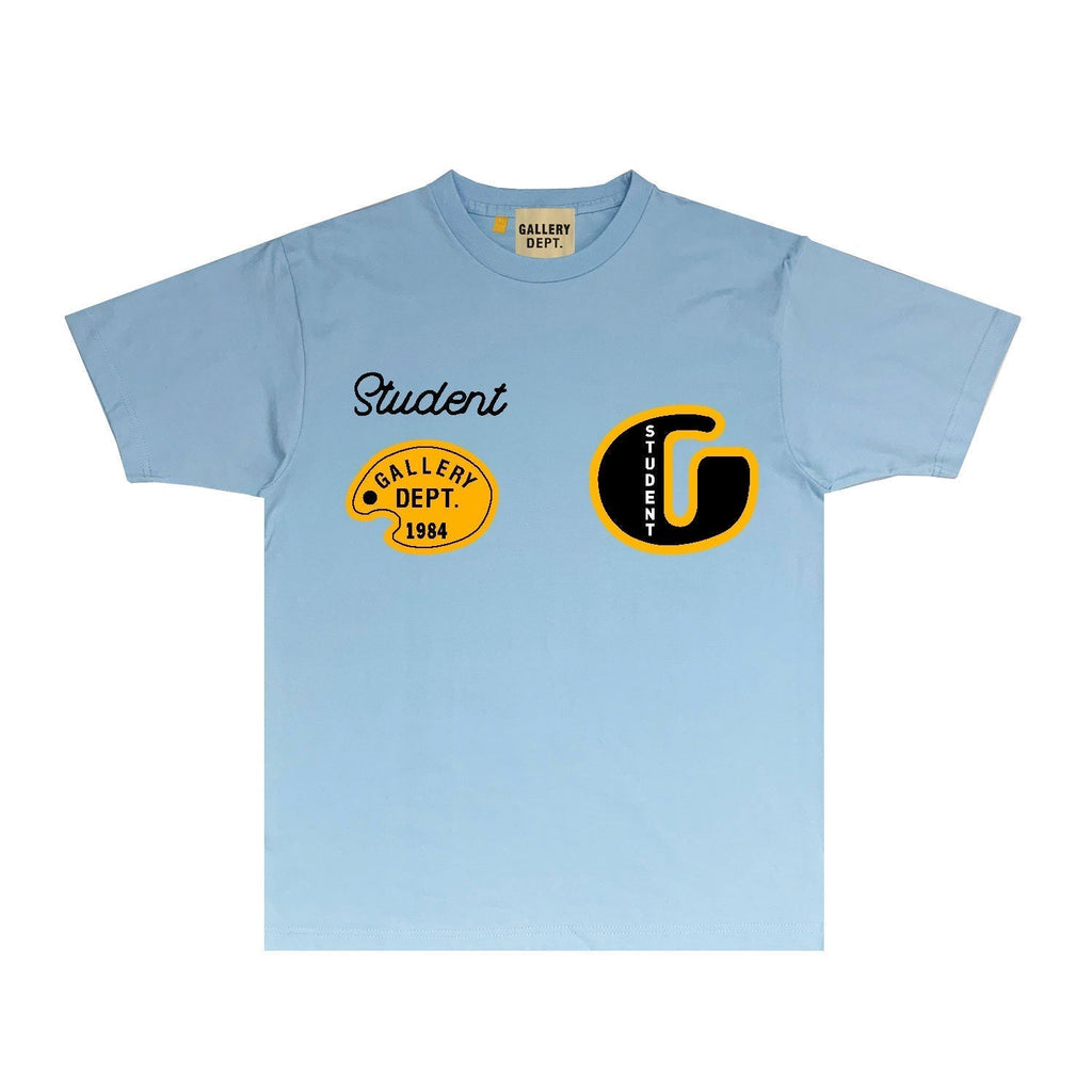 Gallery Dept T Shirt Retro Printed Loose Short-Sleeved Shirt (part2)