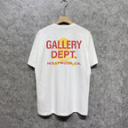 Gallery Dept T Shirt Retro Printed Loose Short-Sleeved Shirt