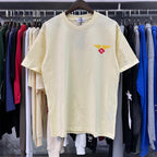 Rhude T-shirts World Map Printed Cotton Casual Short Sleeves Men and Women