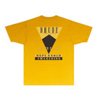 Rhude T-shirts Printed Trendy Pure Cotton