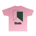 Rhude T-shirts Printed Trendy Pure Cotton