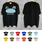 Rhude T-shirts Printed Trendy Pure Cotton