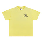 Gallery Dept T Shirts round Neck Short Sleeve T-shirt Pure Cotton